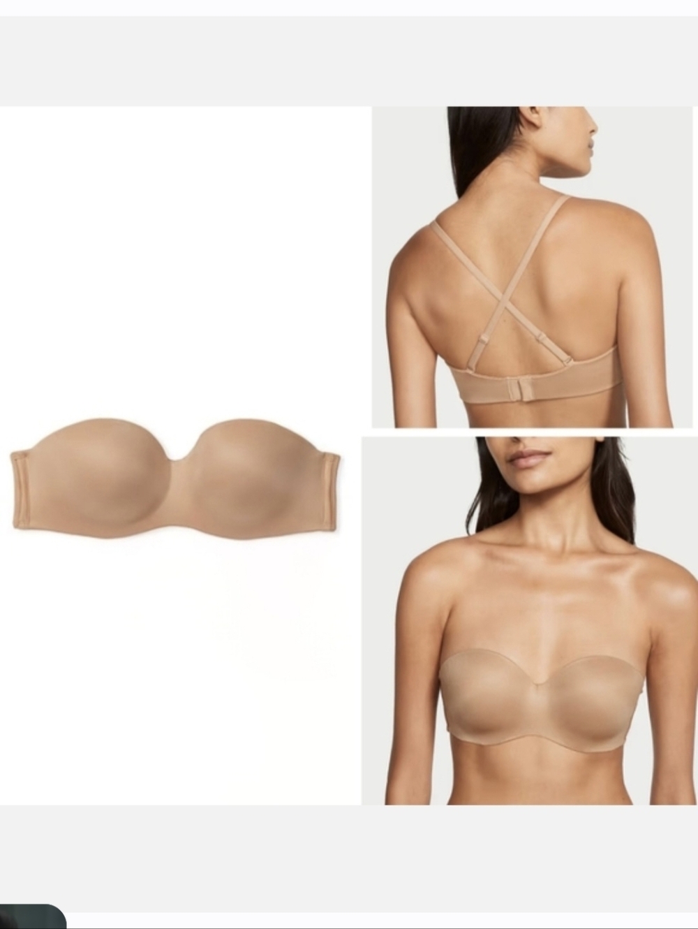 Victoria's Secret Body By Victoria Lined Strapless Bra